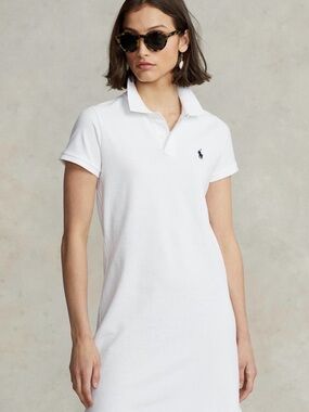 Polo Ralph Lauren NWT White Polo Shirt Dress Large